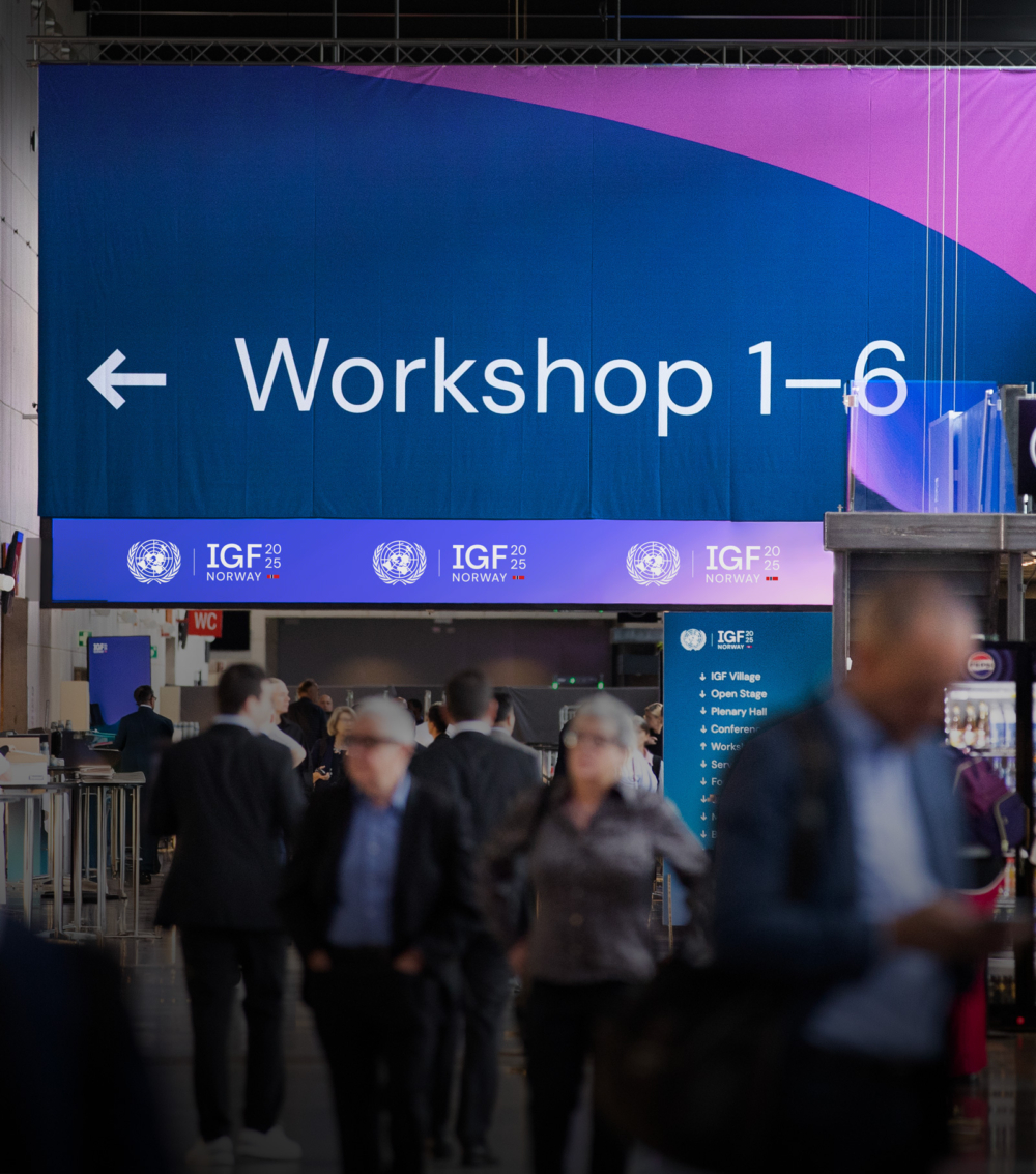 IGF 2025 signage